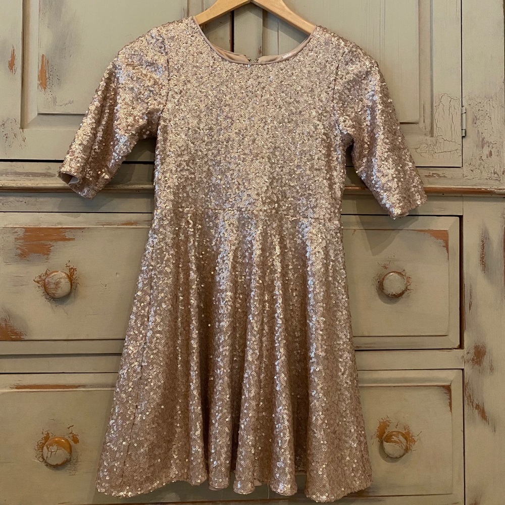 Girls Sequin Special Occasion Dress